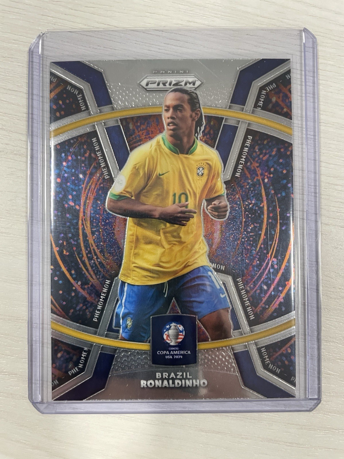 2024 Panini Prizm CONMEBOL Copa America - Phenomenon Ronaldinho #39 Silver Prizm