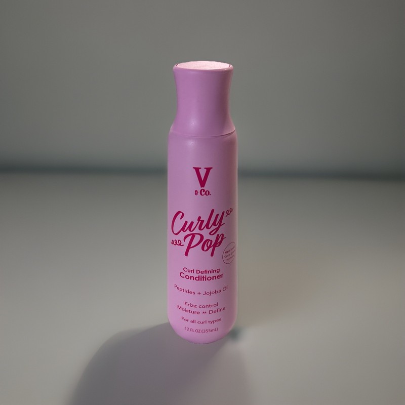 V &Co. Curly Pop Curl Defining Conditioner 12fl Oz New