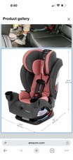 Evenflo All4Stages Slim 4-in-1 Convertible Car Seat Sanibel Pink Nb To 10 Year