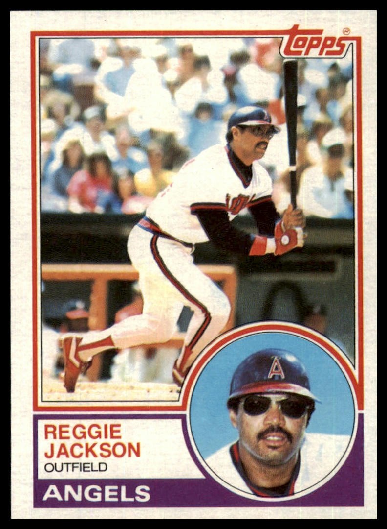 Reggie Jackson #500 Baseball Cards 1983 Topps trading card — raw and PSA graded price guide