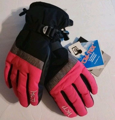 MCTi Ski Gloves, Winter Waterproof Snowboard 3M Thinsulate Touchscreen - Medium 