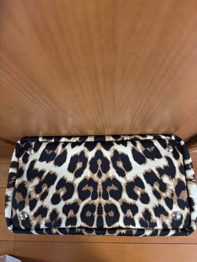 Prada Tote Shoulder Bag Leopard Print Japan thumbnail 22