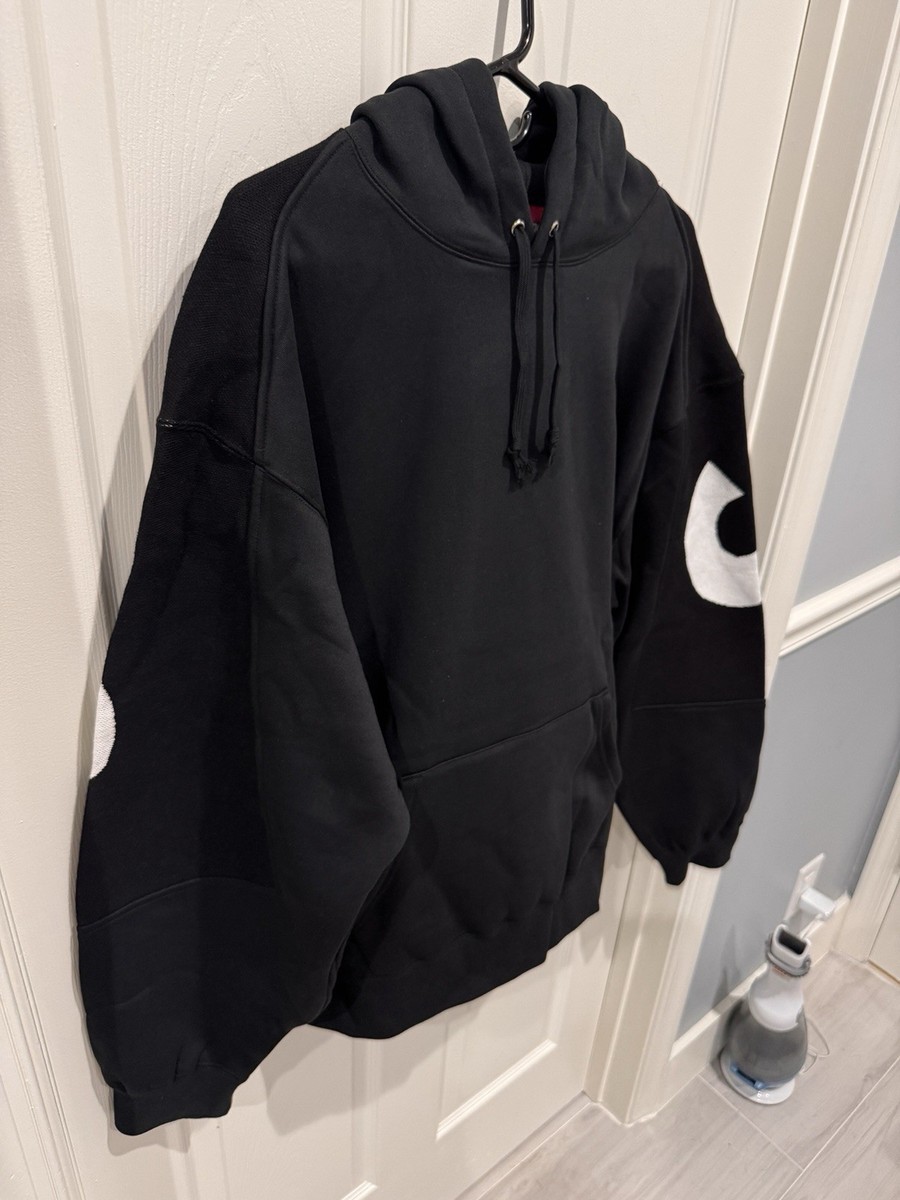 トップス XL Big Logo Jacquard Hooded Sweatshirt Supreme Big Logo Jacquard Hooded Sweatshirt (FW23) - $168