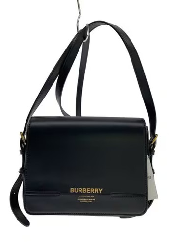 BURBERRY Crossbody Bag / Leather / Black / 8011972