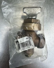 Mueller B&K 105-903 Brass Ground Key Stop & Drain Waste Valve 1/2" New
