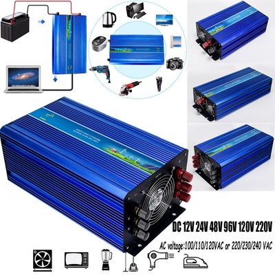 2KW Reiner Sinus Wechselrichter Solar Spannungswandler 12VDC auf 240VAC Inverter