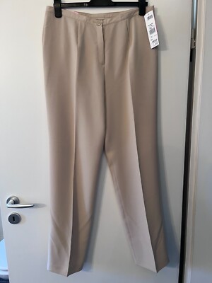 Elegante Basler Hose in sandfarben Gr. 42 - NEU