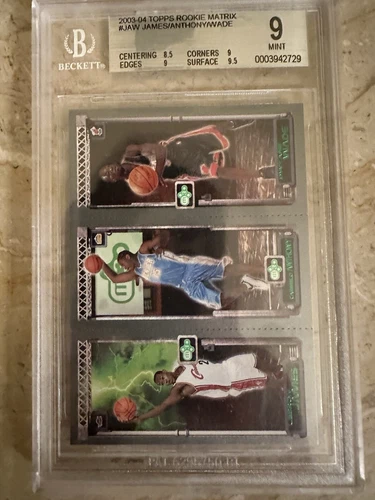 2003-04 Lebron James/Carmelo Anthony/Dwayne Wade 9