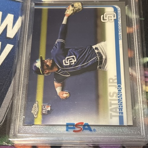 FERNANDO TATIS JR. 2019 TOPPS CHROME ROOKIE CARD #203 BASEBALL PADRES RC PSA 10 - Picture 4 of 9