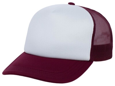 Unisex Plain Screen Foam Trucker Mütze/weiß/20£