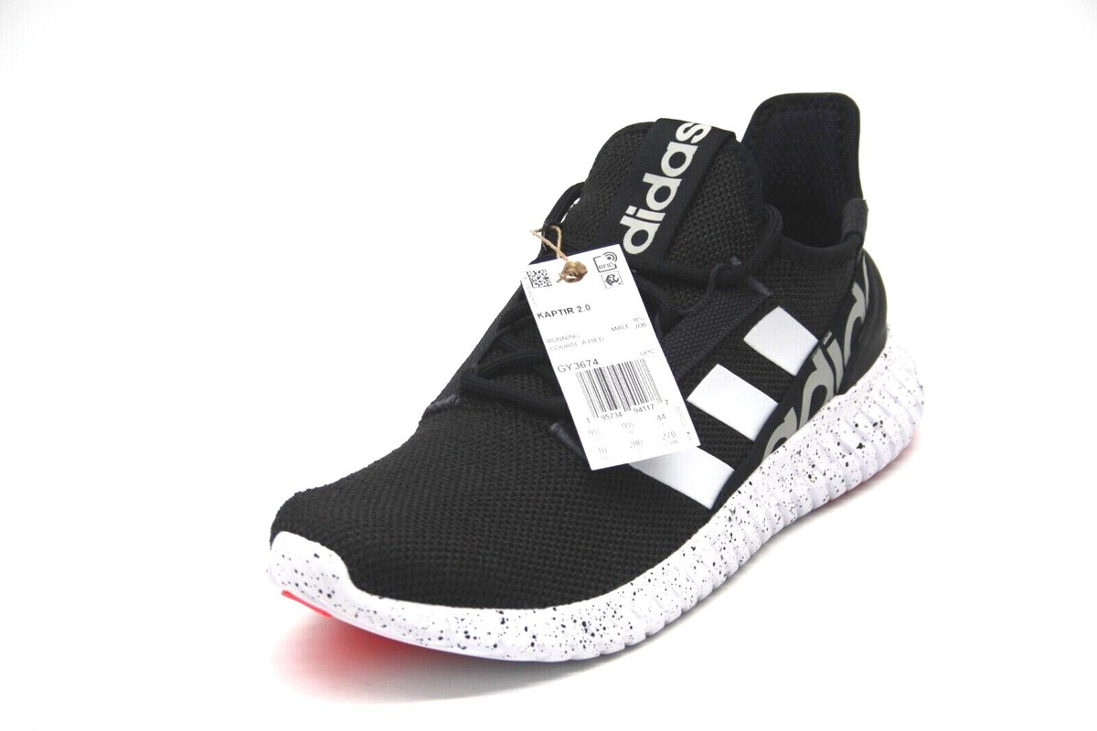 MEN'S ADIDAS KAPTIR 2.0 RUNNING SNEAKER GY3674 BLACK CARBON | eBay