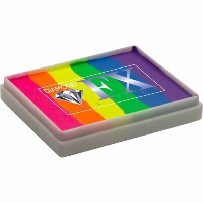 Diamond FX 50g Splitcake Body & Face Paint, Neon Nights