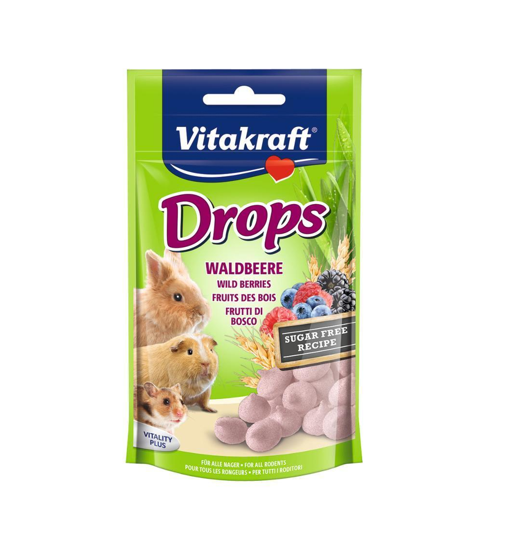 VITAKRAFT SMALL ANIMAL TREAT DROPS RABBIT GUINEA PIG HAMSTER DROPS 4