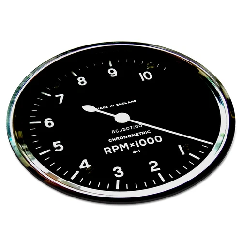 REV COUNTER CIRCULAR PC COMPUTER MOUSE MAT PAD - Fast Car Hot Rod Motorbike