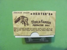 Vintage HERTER'S Predator Call C68 with Original Box & Manual.