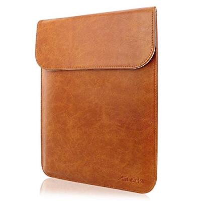  11-12'' Laptop Sleeve Compatible with MacBook Air 11 / MacBook 12, PU Leather 