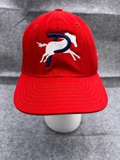 Placentia Mustangs New Era Hat Cap Fitted Adult 7 Red Wool Acrylic