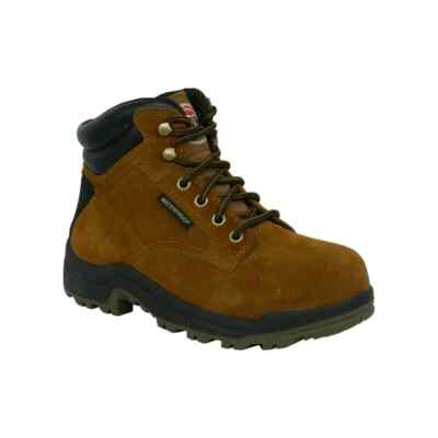 BRAHMA - SIZE: 6 - Diane II Leather 6'' Steel Toe Slip Resistant Work Boots -NEW!