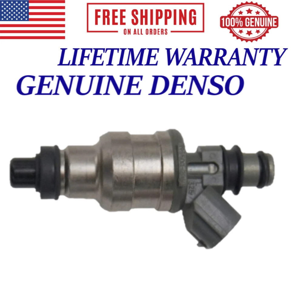 Inyectores de combustible OEM DENSO 4 piezas para Daihatsu, Kia, Mazda 1990-1995 1,8 L y 1,6 L L4 Foto 2 de 3