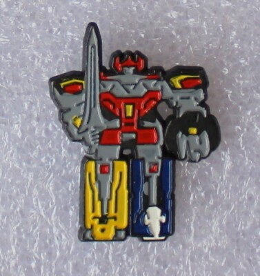 [BROKEN NEEDLE] 1995 POWER RANGERS MEGAZORD DINOZORD Pin 1.4'' Saban - No Clasp