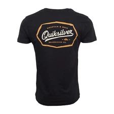 QUIKSILVER MOUNTAIN AND WAVE BOARDING CO T SHIRT BLACK