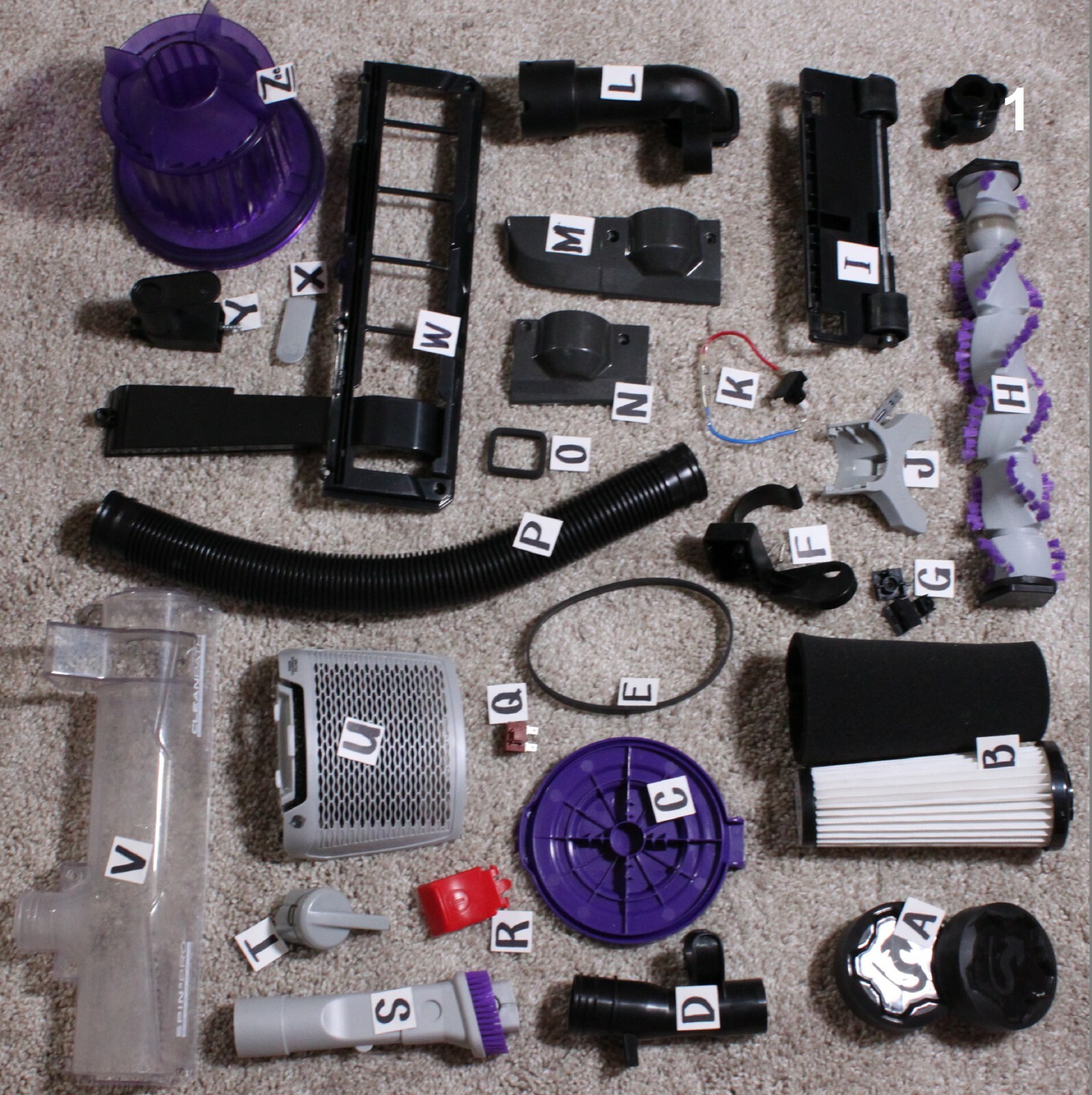 Dirt Devil UD70167P Bagless Upright Vacuum Cleaner PowerMax