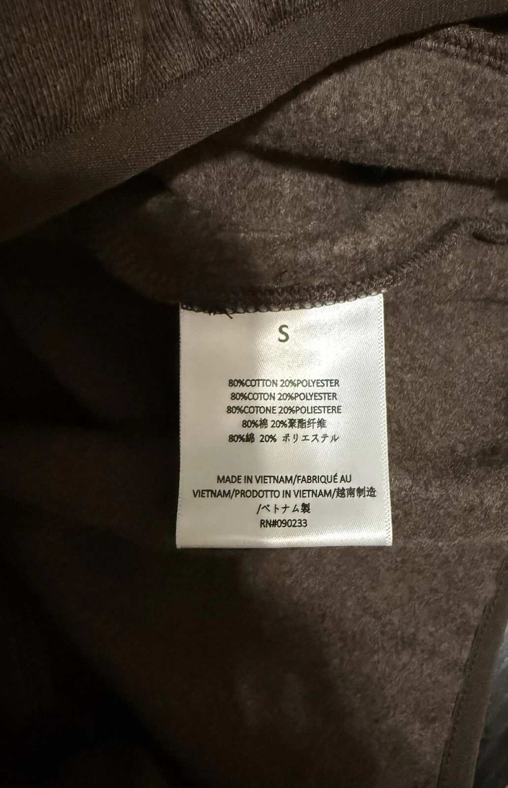 Felpa con cappuccio Essentials Fear Of God Taglia S Legno di erica