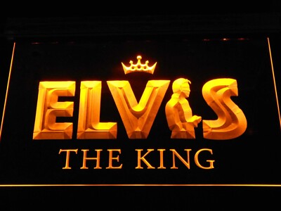Elvis Presley The King LED Neon Light Sign for Beer Bar Pub Club home party gift
