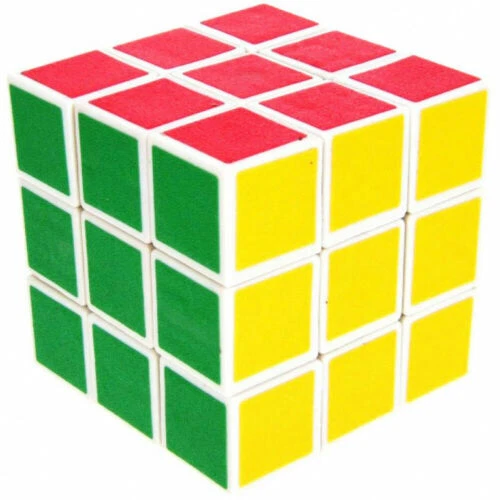 Cubi magici e rompicapi multicolore