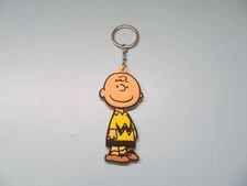 Peanuts Charlie Brown Rubber Double Sided Key Chain #SN2 (NEW)