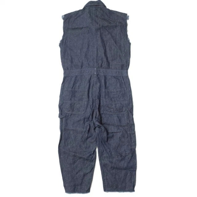Needles Japan Cut-off denim all-in-one 2 Indigo Jumpsuit Sleeveless