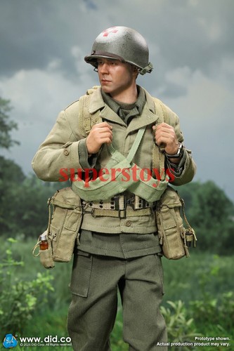 Presale DID A80189 1/6 WWII US 2nd Ranger Battalion Medic Wade 12" Action Figure - Picture 11 of 24