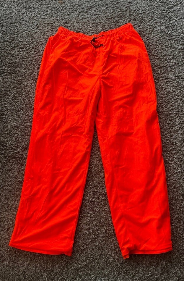Mount'n Prairie Blaze Orange Camp reversible Insulated Hunting Pants Mens 3XL