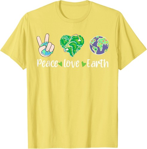 Peace Love Earth Earth Day 2024 Men Women kids boys girls T-Shirt Hoodie - Picture 11 of 17
