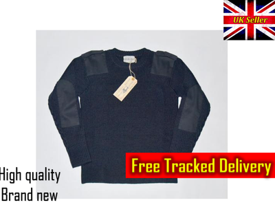 navy blue military jumper