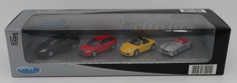 WELLY HO 1/87 AUDI TT MB 190 200 SLK PORSCHE 356 911 CAYENNE MINI BMW 120 Z4 - Photo 4/4
