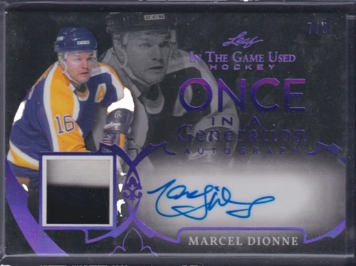 Marcel Dionne Ice Hockey In the Game Sports Trading Cards