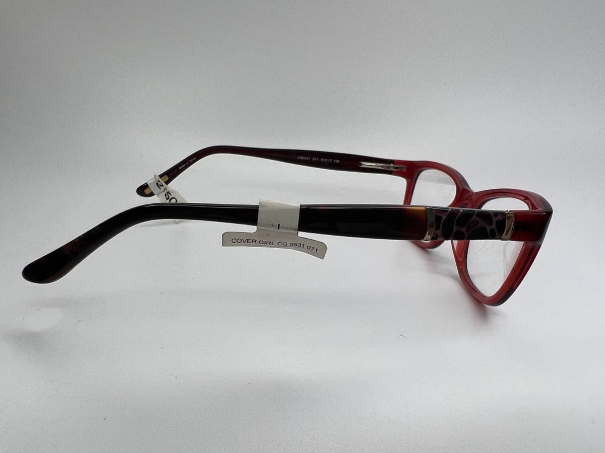 Covergirl CG0531 071 Womens Eyeglasses Frames‎ Burgundy Tortoise 51-17-135 s-l1200.jpg main image 3