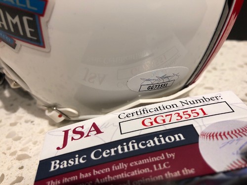 JSA DREW BREES SIGNED HALL OF FAME HOF MINI HELMET FULL SIG NEW ORLEANS SAINTS - Picture 2 of 2