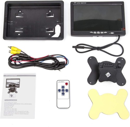 7'' Backup Monitor Rearview Reversing LCD Monitor Screen for Rear View Camera - Picture 7 of 16