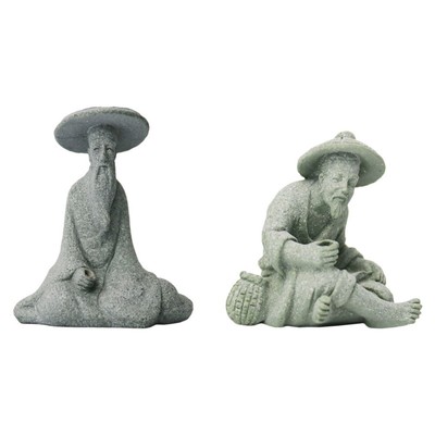 2 Pcs Petri Miniature Plant Ornament Photo Ornaments Outdoor Toys