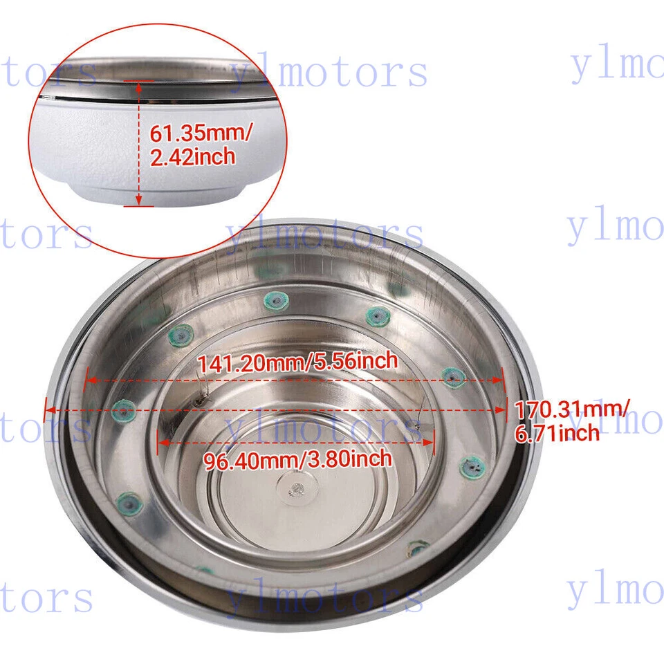 SET of 4 For 2006-2021 Dodge Charger Chrysler 300 Chrome Hubcap Center Cap Foto 3 de 4
