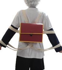 Anime HUNTER HUNTER Killua Zoldyck Backpack Bag Cosplay Prop Red Shoulder Bag