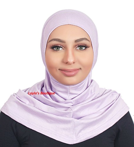 AL- Amira hijab-Mujeres Algodón Musulmán 1 Piezas Ameera Hijab 1 pieza de algodón - Imagen 24 de 25