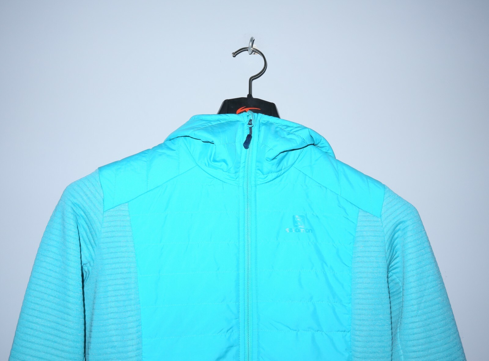 Giacca con cappuccio ibrida SALOMON da donna Pertex destra bella taglia S