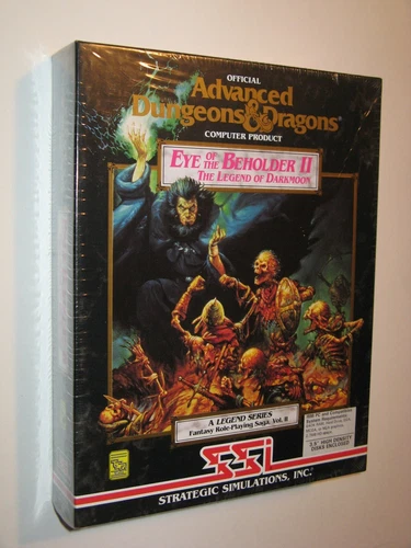 Eye of the Beholder II:Legend of Darkmoon *sealed* IBM PC 3.5"disks SSI D&D rpg