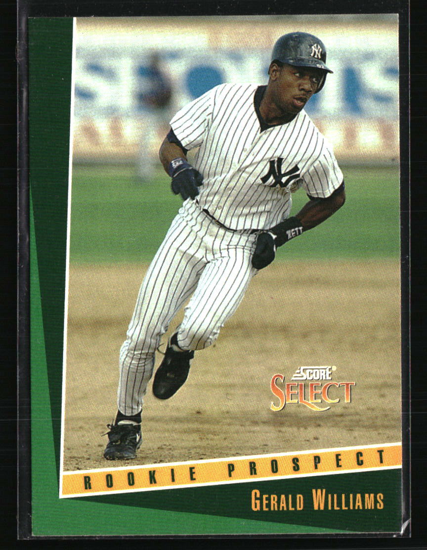 Gerald Williams 1993 Select #383  Baseball Card