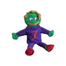 Letter People Vintage Hand Puppet Plush Abrams Mr Z - Zipping Zippers