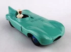 Dinky Toys 238 Jaguar D Type Racing Car Metal Vintage Blue Hubcaps Near Mint.