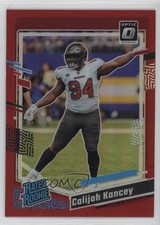 2023 Panini Donruss Optic Rated Rookie Red Prizm 70/99 Calijah Kancey #295 13hf